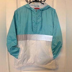 (3/$25) Guess Men’s Medium Teal & White Windbreaker - 🔥🟢🔵